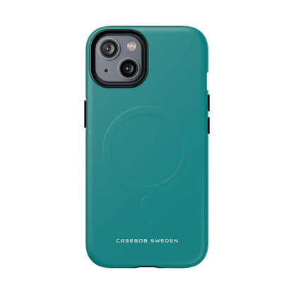 Dark Cyan iPhone 14 | Tough+ Phone Case