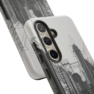 Urban Symphony: Monochromatic Lines - For Samsung S24