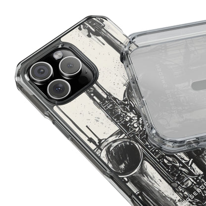 Jazz Instrument Line Symphony iPhone 16 - Clear Impact Phone Case