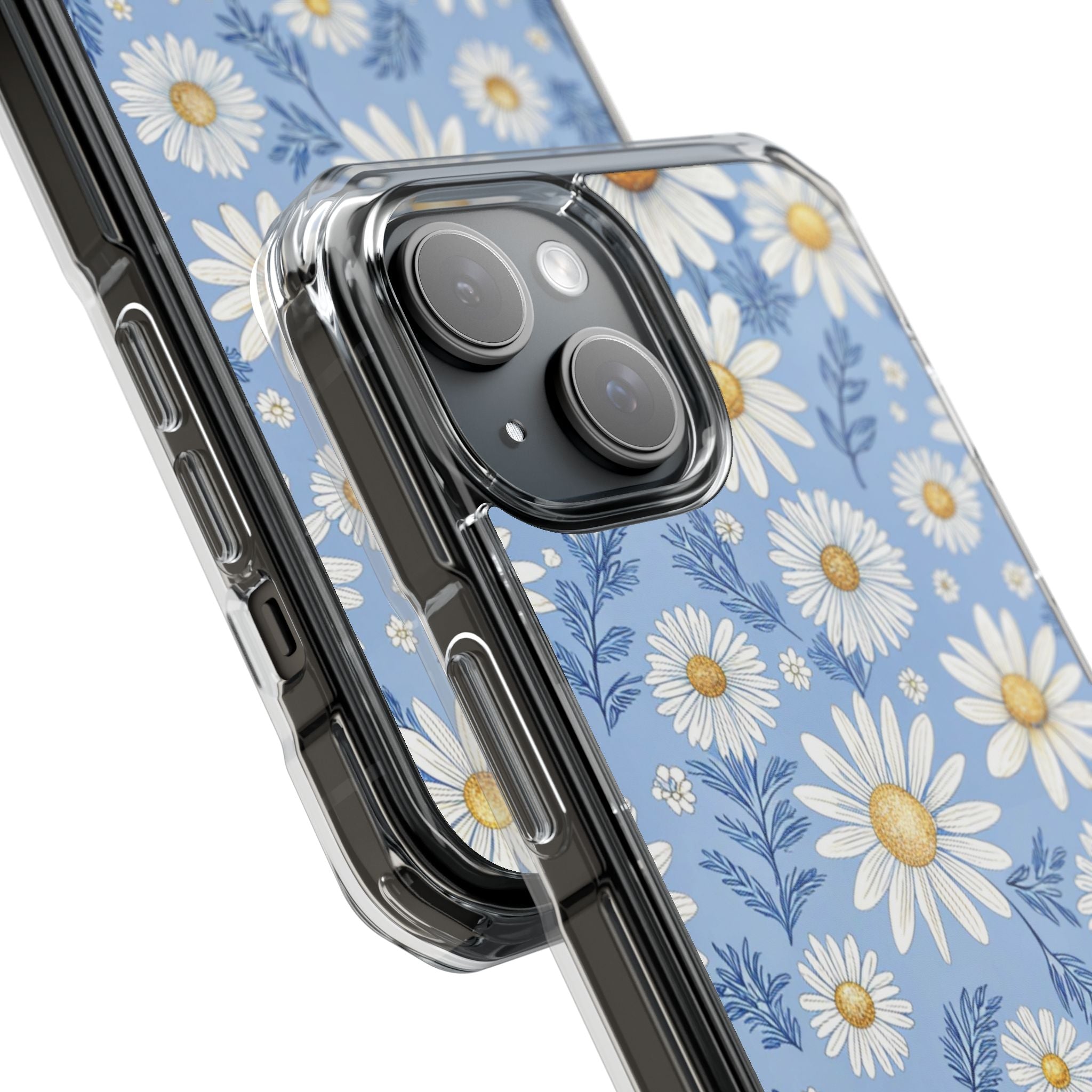 Daisies On Blue iPhone Case - Impact