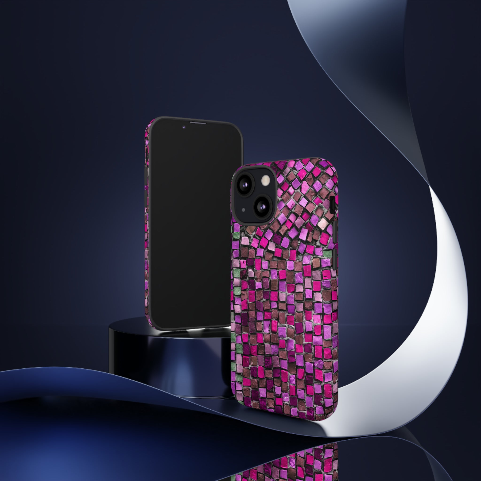 Purple Mosaic - Protective Phone Case