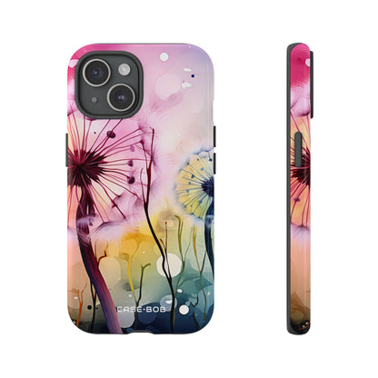 Dandelion Glow iPhone 15 Case - Tough