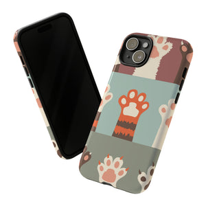 Vintage Cat Paw - Protective Phone Case