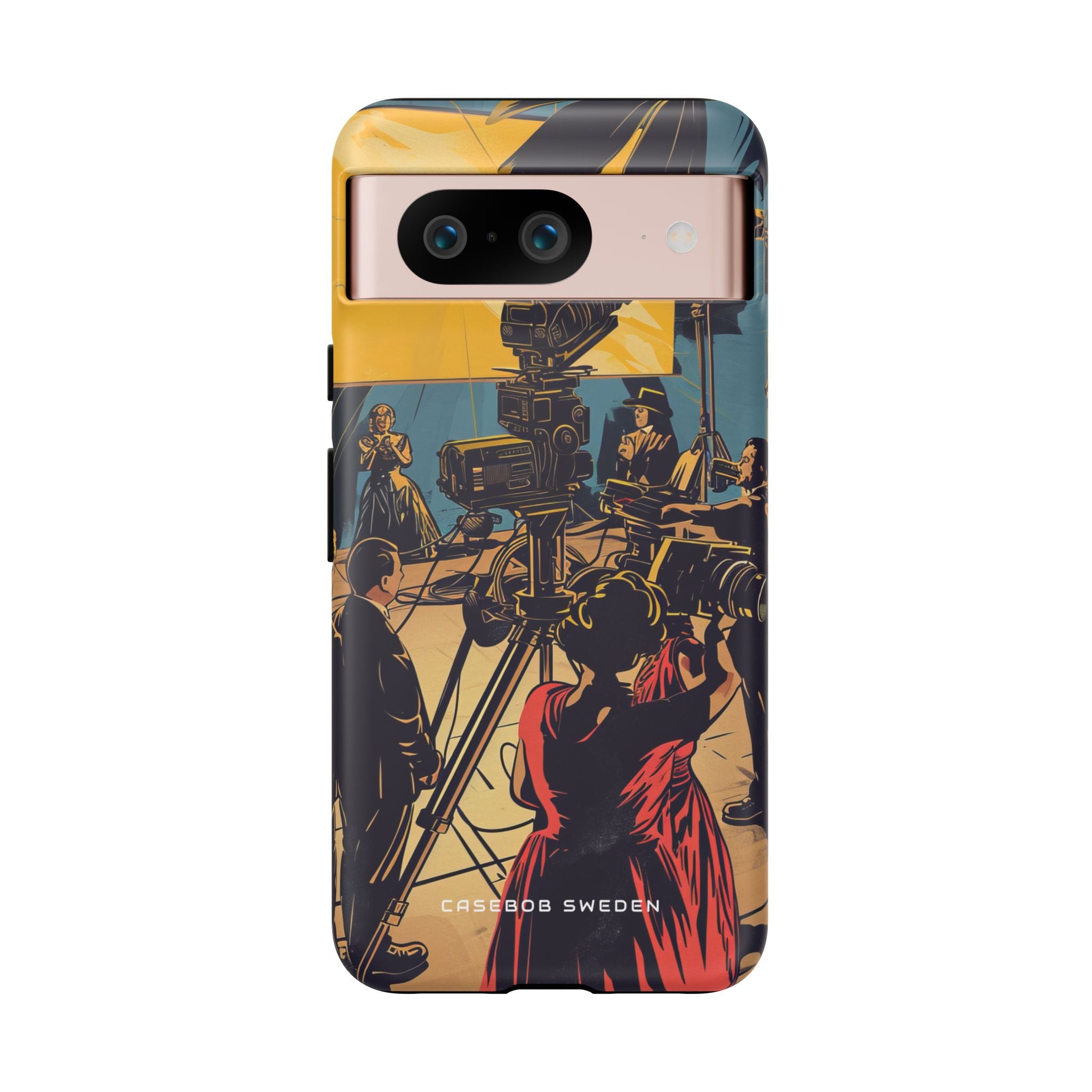 Golden Era Cinematic Spotlight Google Pixel 8 - Tough Phone Case