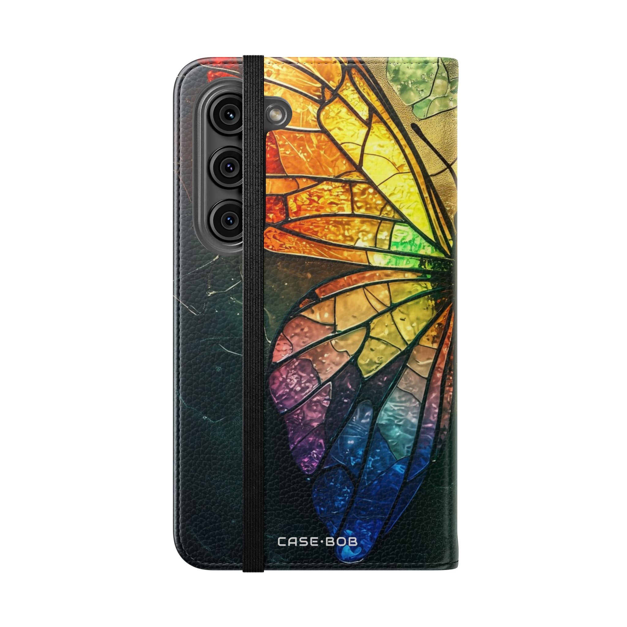 Stained Glass Butterfly - Samsung S23 Case - Wallet