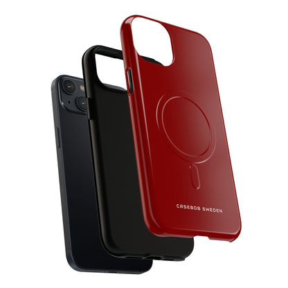 Dark Red iPhone 14 | Tough+ Phone Case