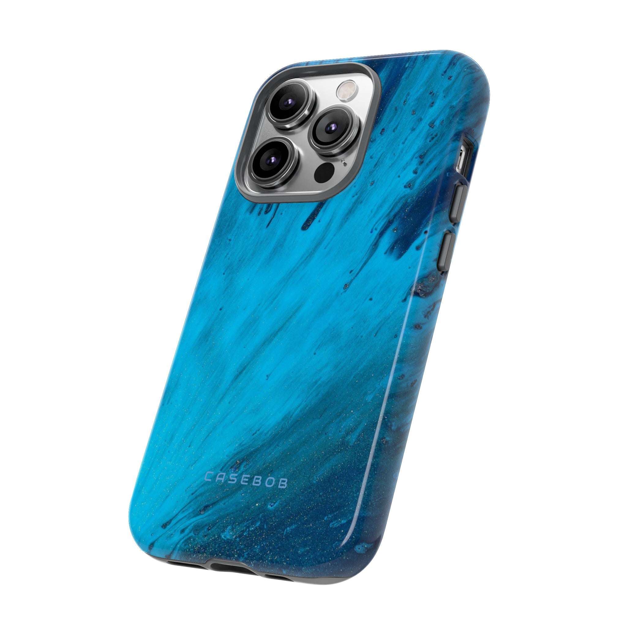 Light Blue Ink Art | Phone Case