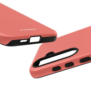 Coral Calm: Minimalist Embrace - For Samsung S24