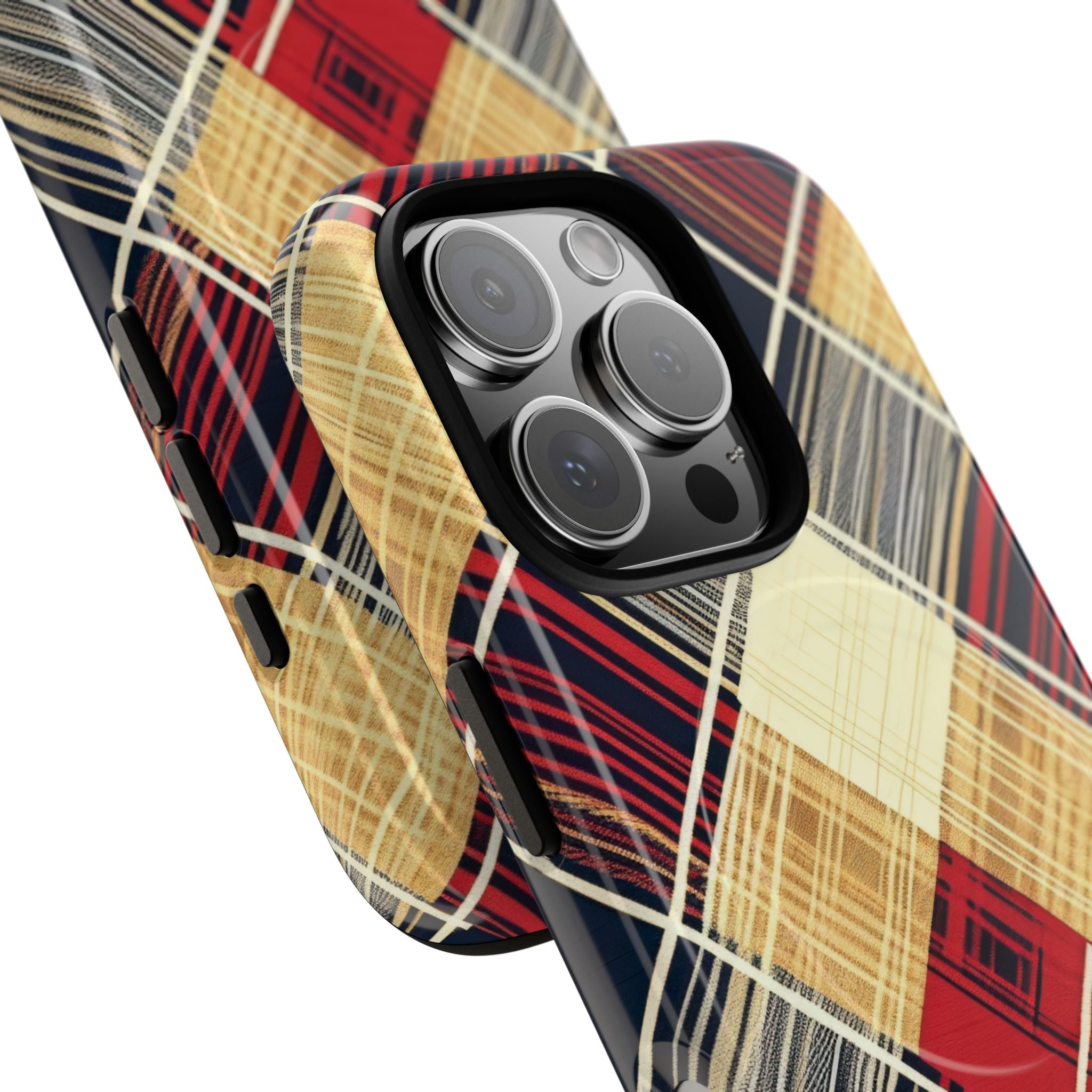 Plaid Diamond Tapestry iPhone 16 - Tough+