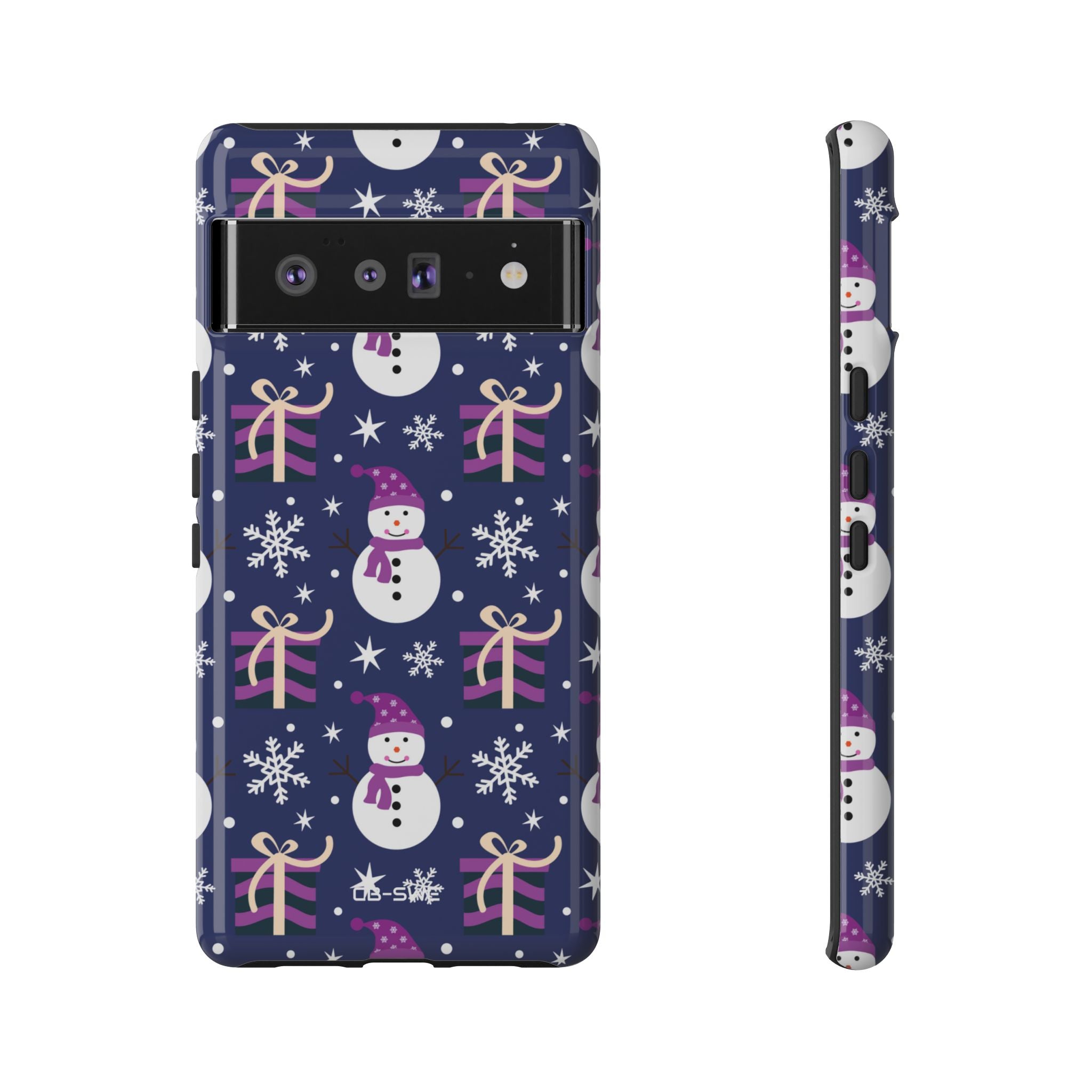 Snowmen Celebrate Joy - Google Pixel Case