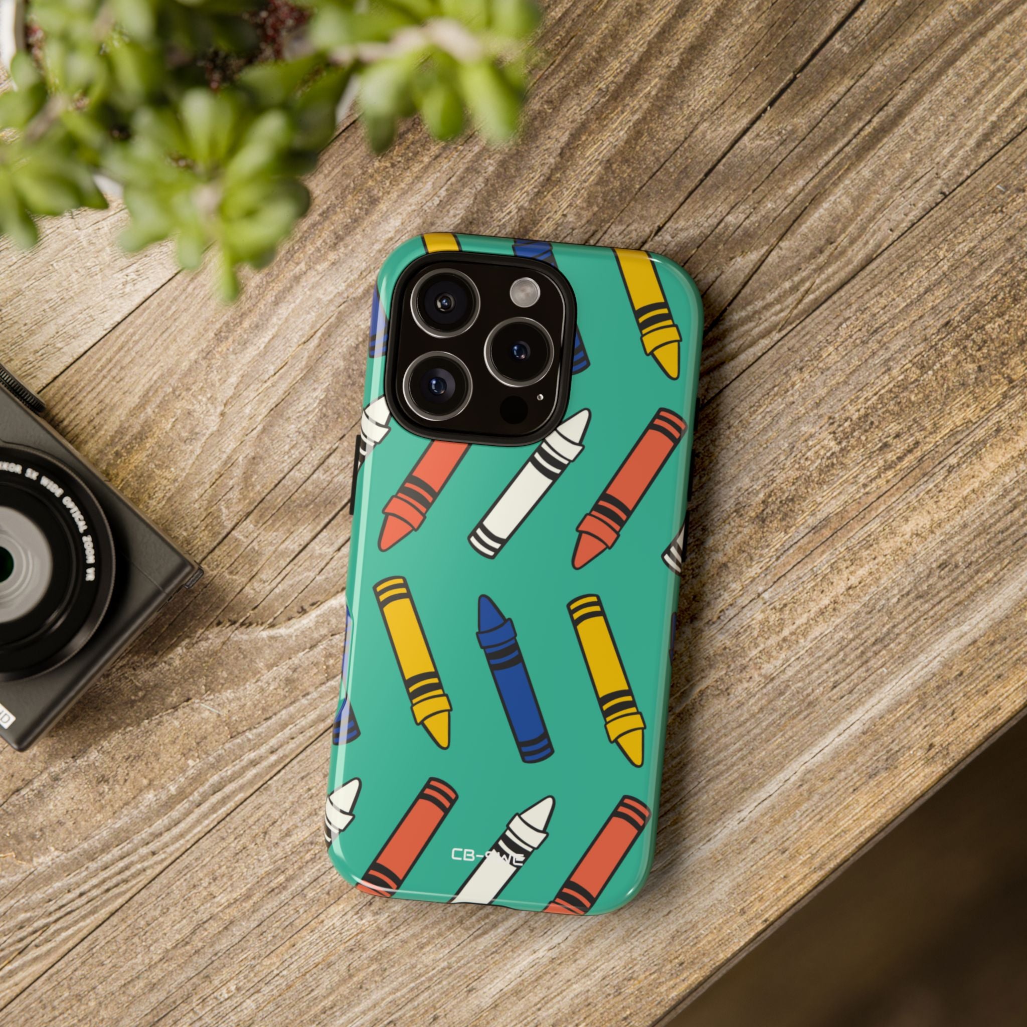 Crayons Dance Playfully - iPhone Case