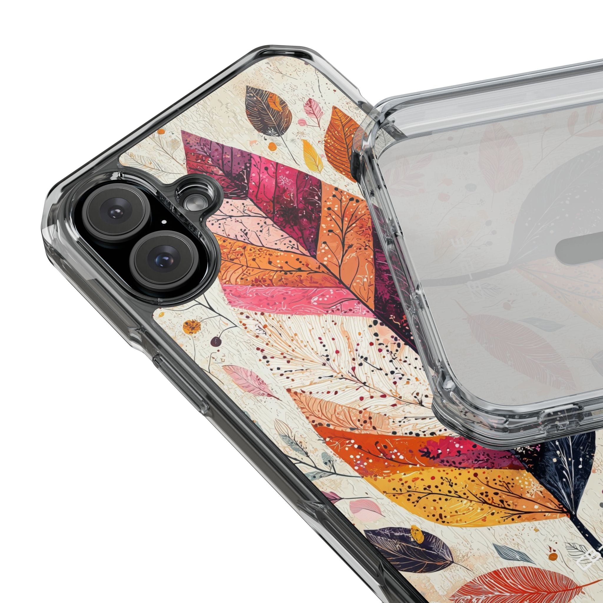 Vibrant Leaves Dance iPhone Case - Impact