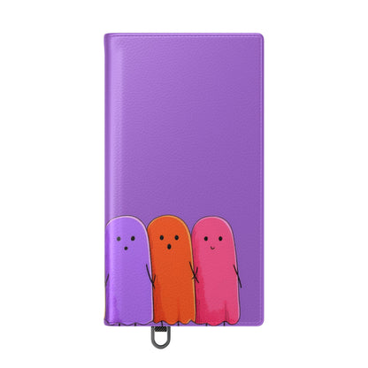 Colorful Ghosts Line - Samsung S24 Ultra Case - Wallet