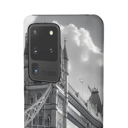 Tower Bridge Monochrome Architecture Study Samsung S20 - Slim Phone Case