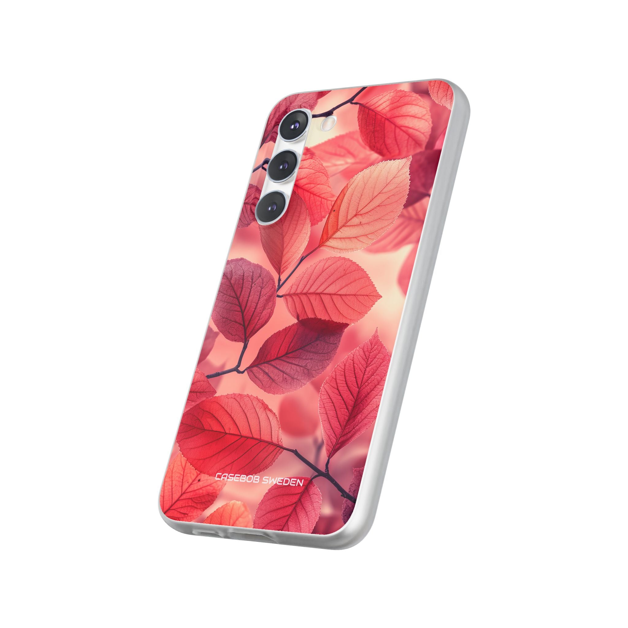 Pink Purple Nature Pattern - Flexi Samsung S23 Phone Case