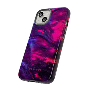 Deep Purple Ink Art - Protective Phone Case