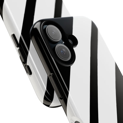 Monochrome Diagonal Symmetry - iPhone Case