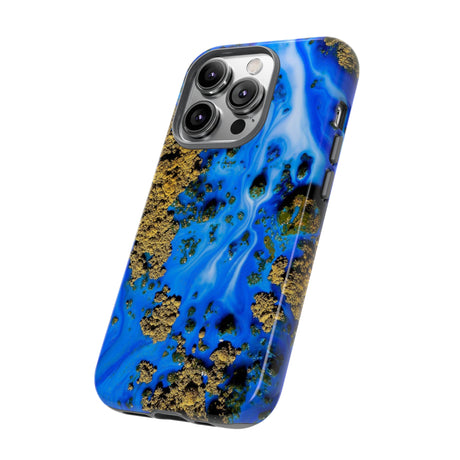 Blue River Ink Art iPhone Case (Protective) Phone Case