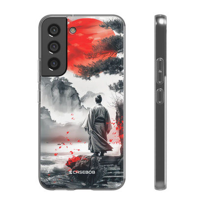 Serene Samurai Sunrise | Flexible Phone Case for Samsung Galaxy