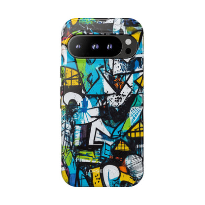 White Ripple Drift Google Pixel 9 Pro Case - Tough