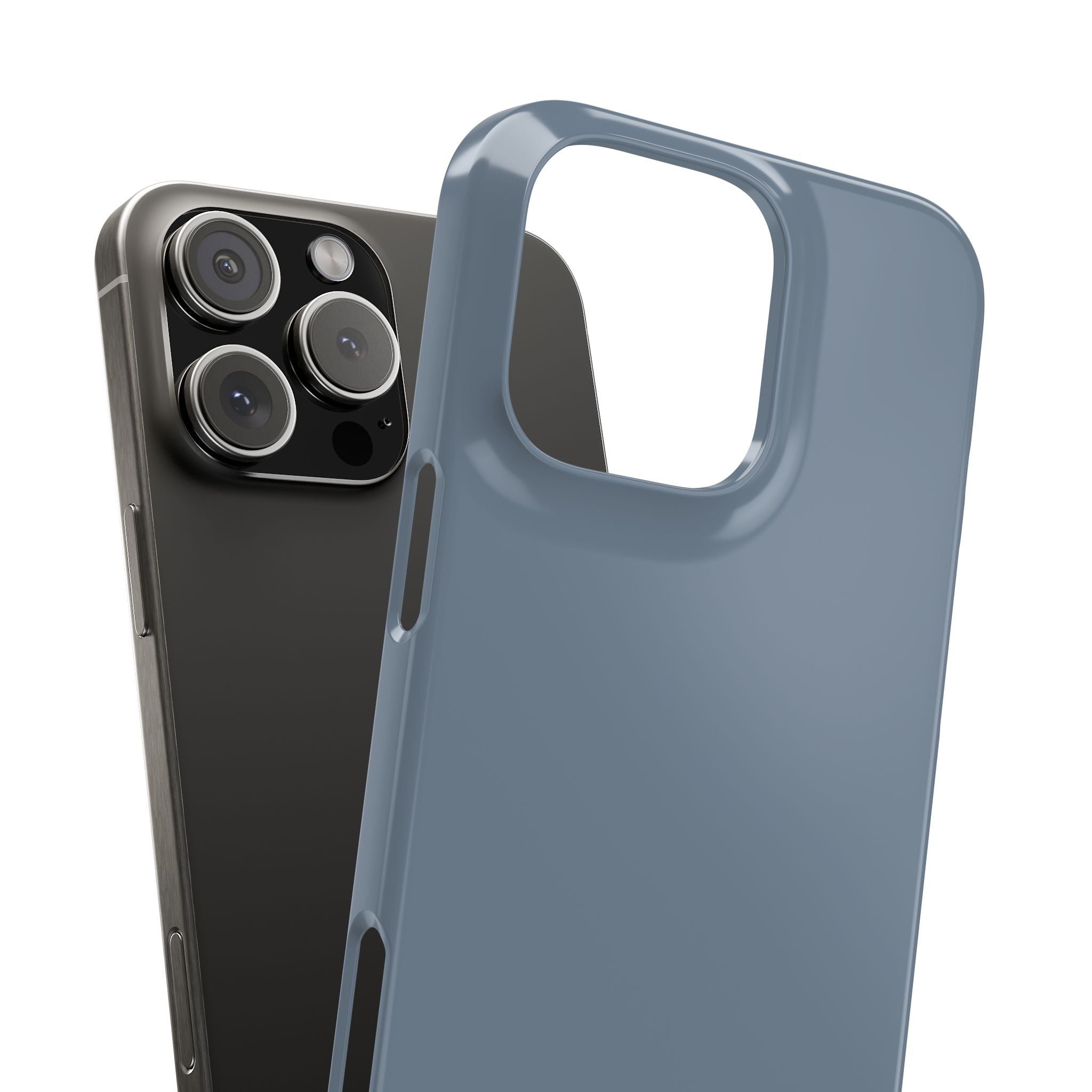 Light Slate Gray iPhone 16 - Slim Phone Case