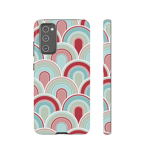 Light Blue Retro - Protective Phone Case