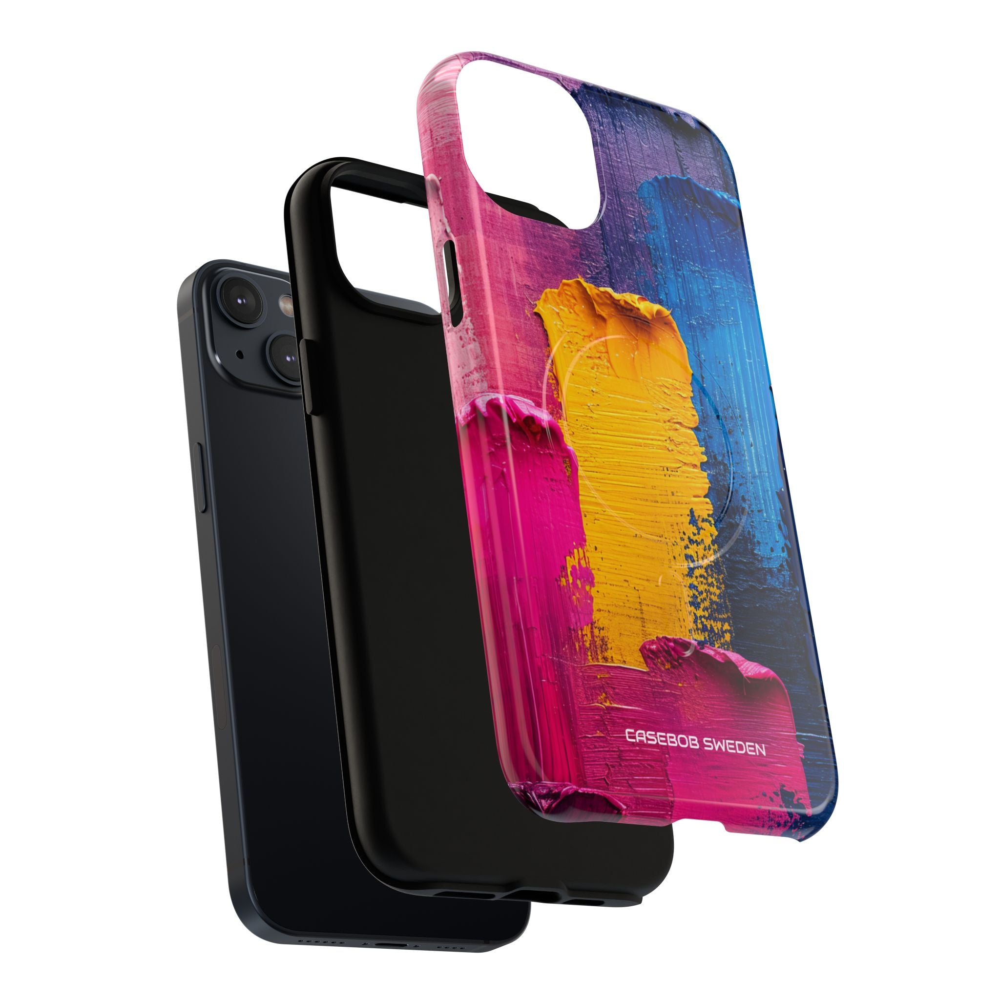 Bold Abstract Texture - Tough + MagSafe® iPhone 14 Phone Case