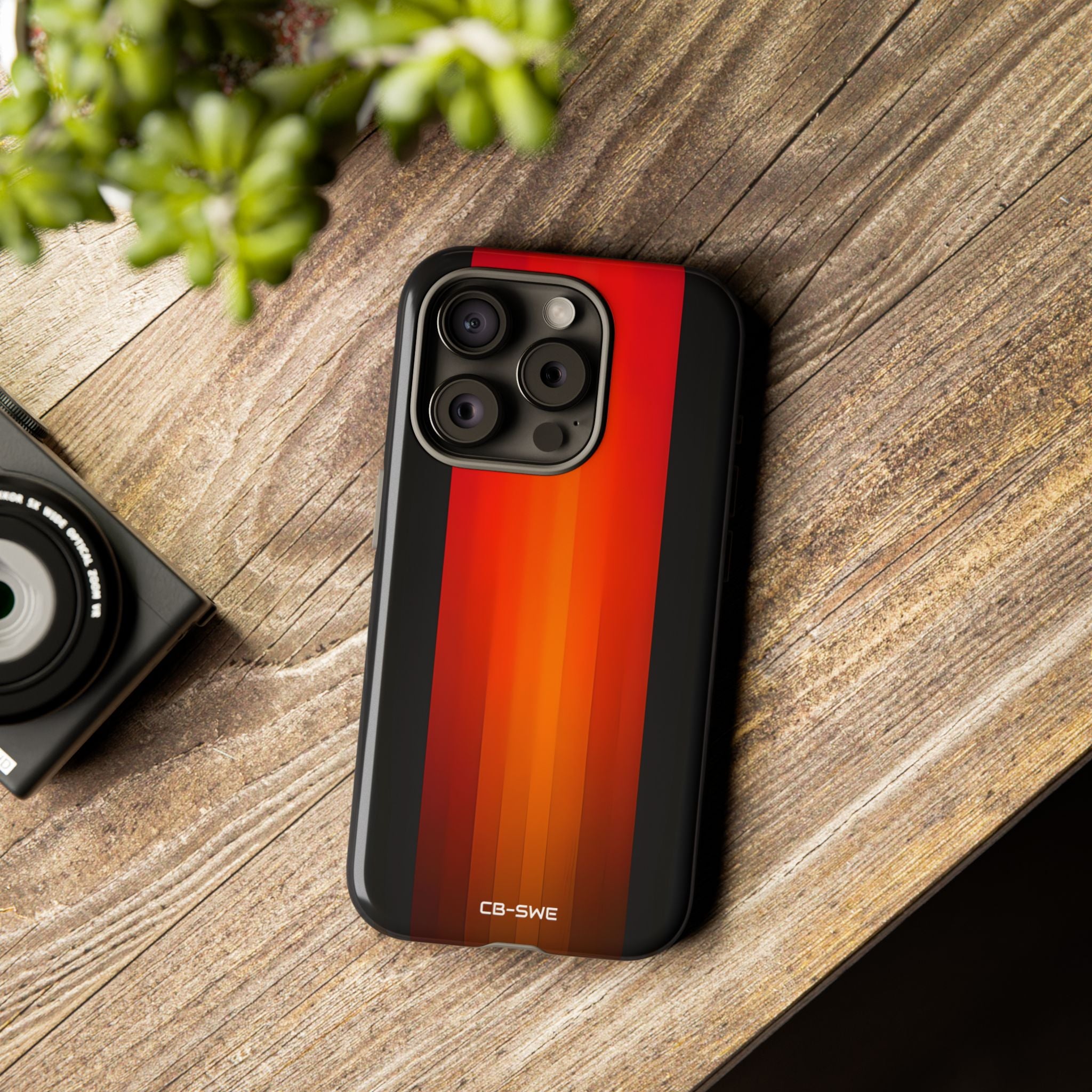 Fiery Symmetry Blaze - iPhone Case