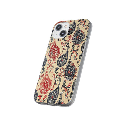 Vintage Paisley Elegance iPhone 14 - Flexi Phone Case