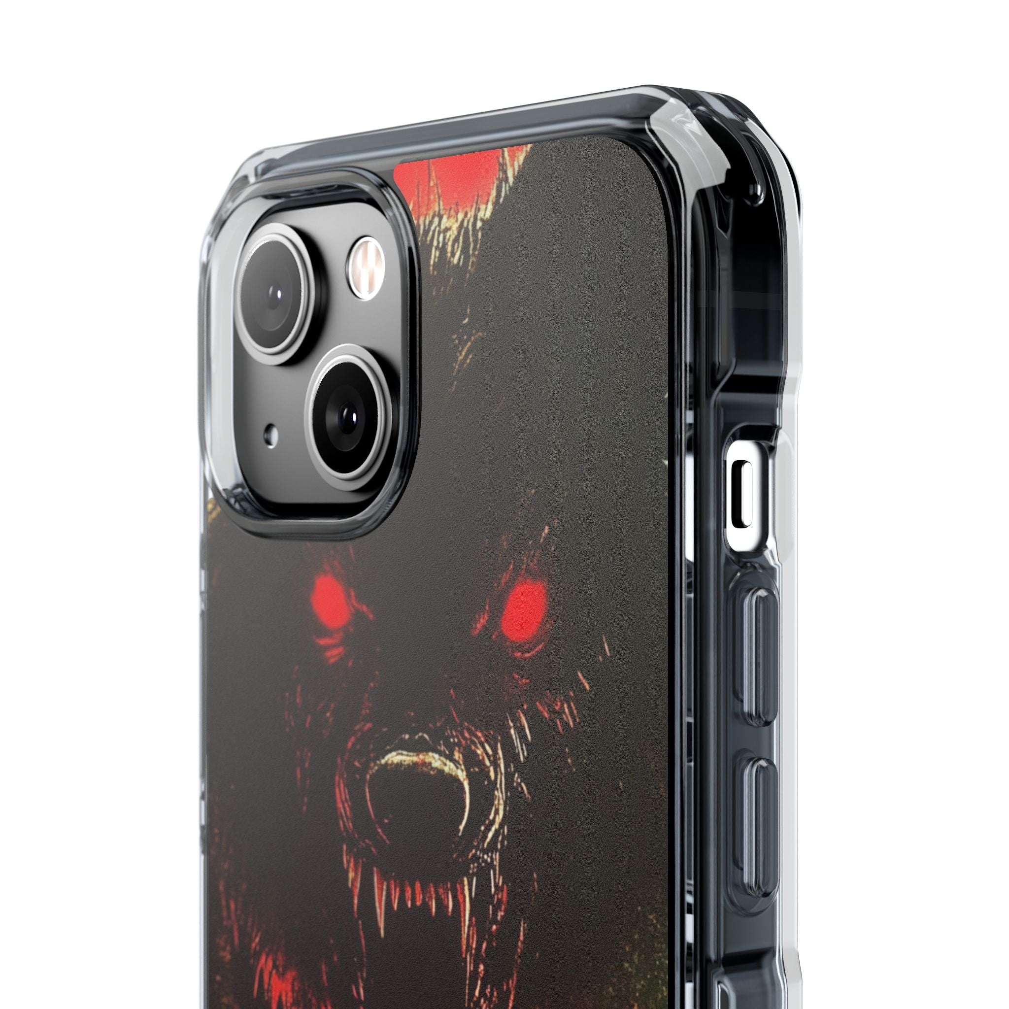 Bloodmoon Wolf's Lament iPhone 14 - Clear Impact Phone Case