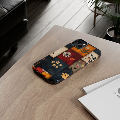 Floral Patches Bloom - iPhone Case