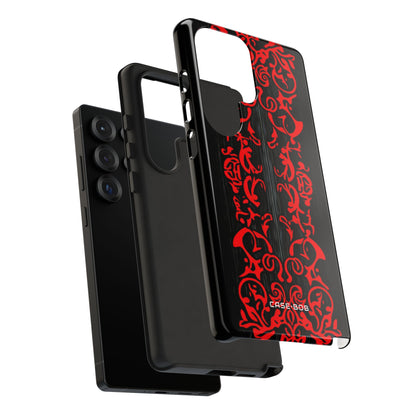 Crimson Spiral Samsung S25 Ultra Case - Tough