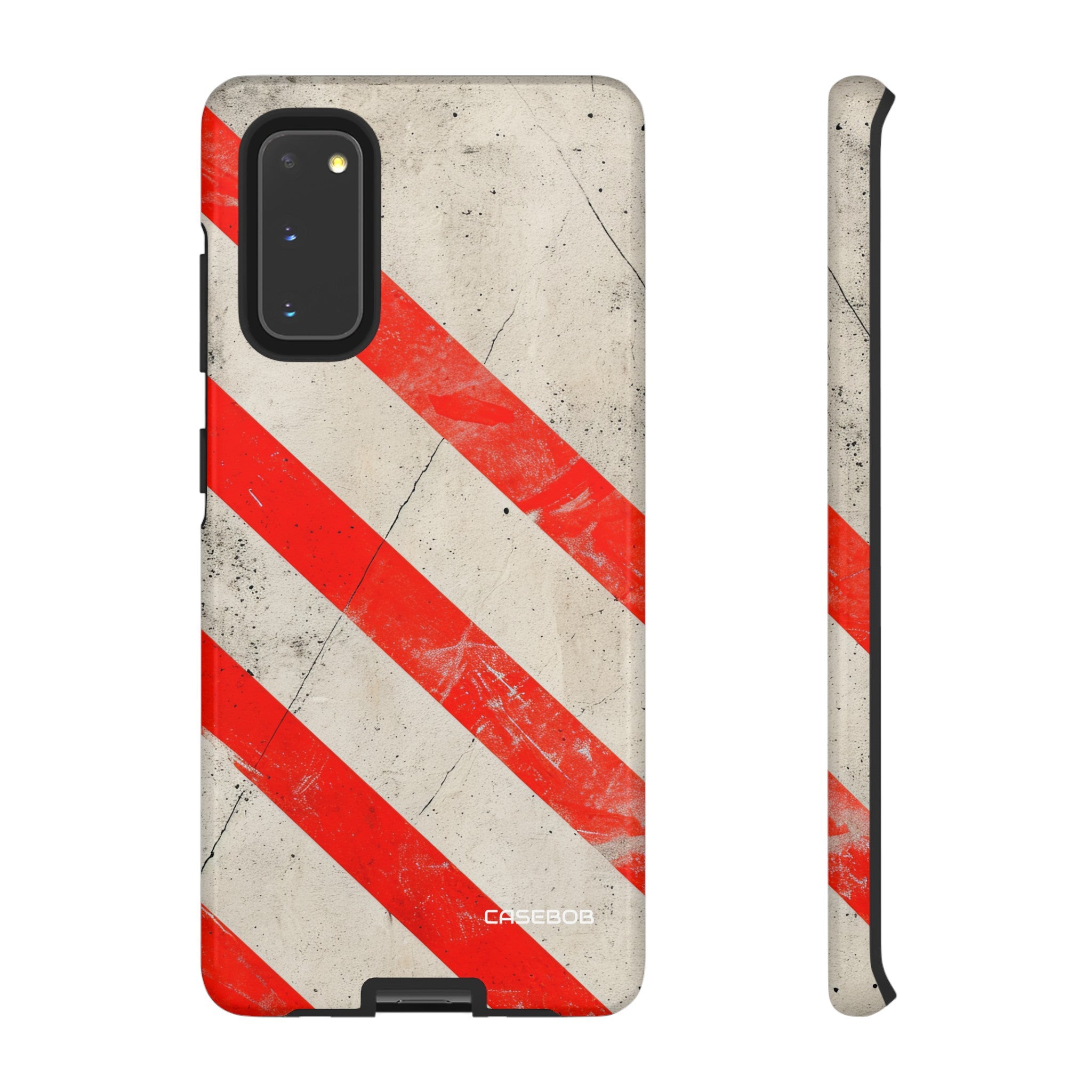 Crimson Line Minimalism - Protective Phone Case