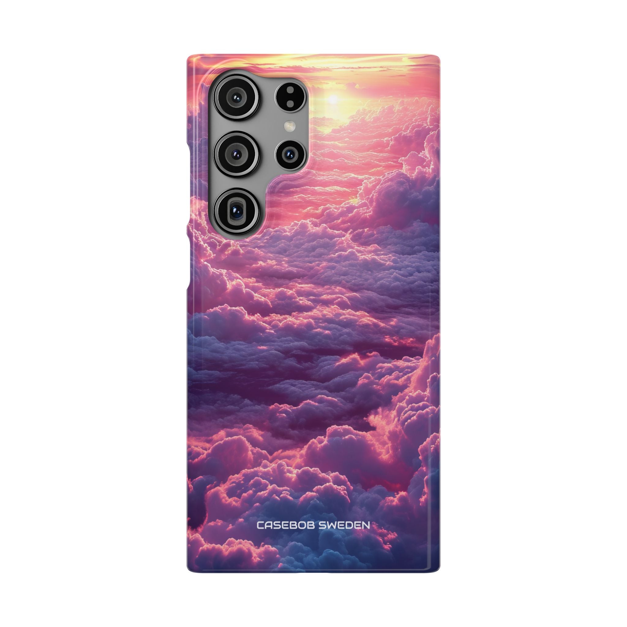 Pink Purple Clouds - Slim Samsung S23 Phone Case