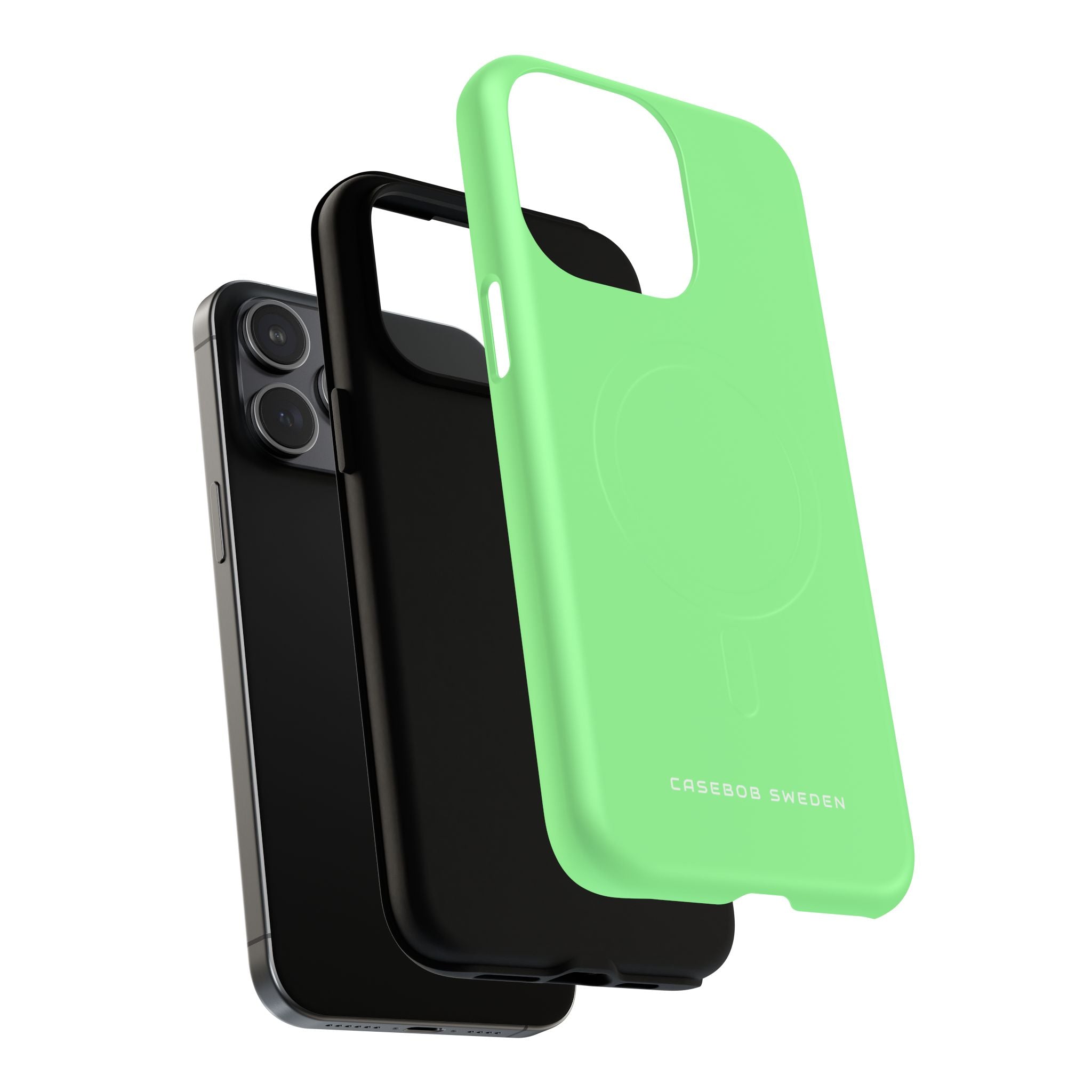 Pale Green iPhone 15 | Tough+ Phone Case