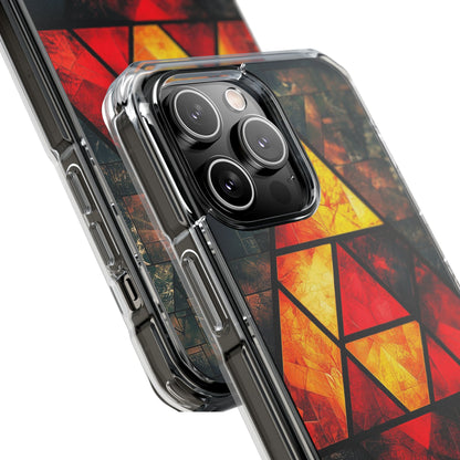 Triangles Illuminate Warmth iPhone Case - Impact