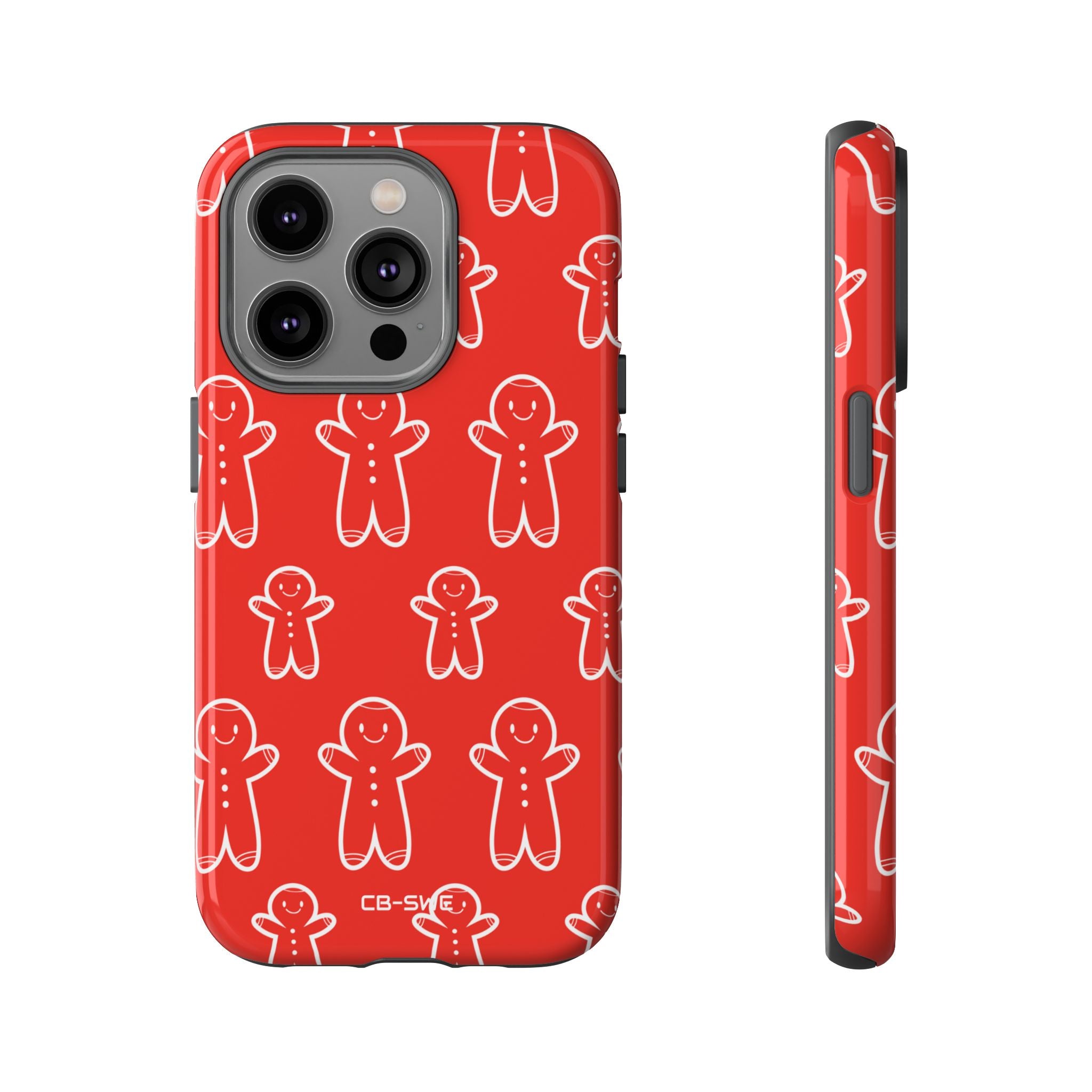 Gingerbread Men Play - iPhone Case