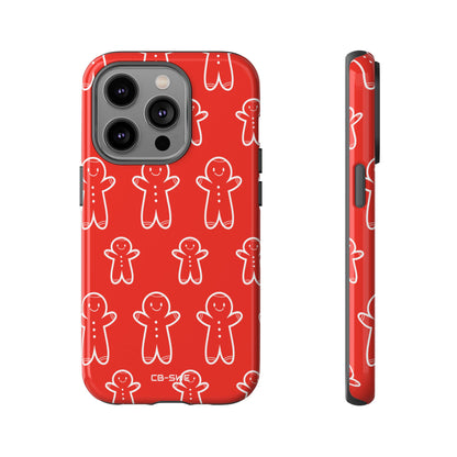 Gingerbread Men Play - iPhone Case