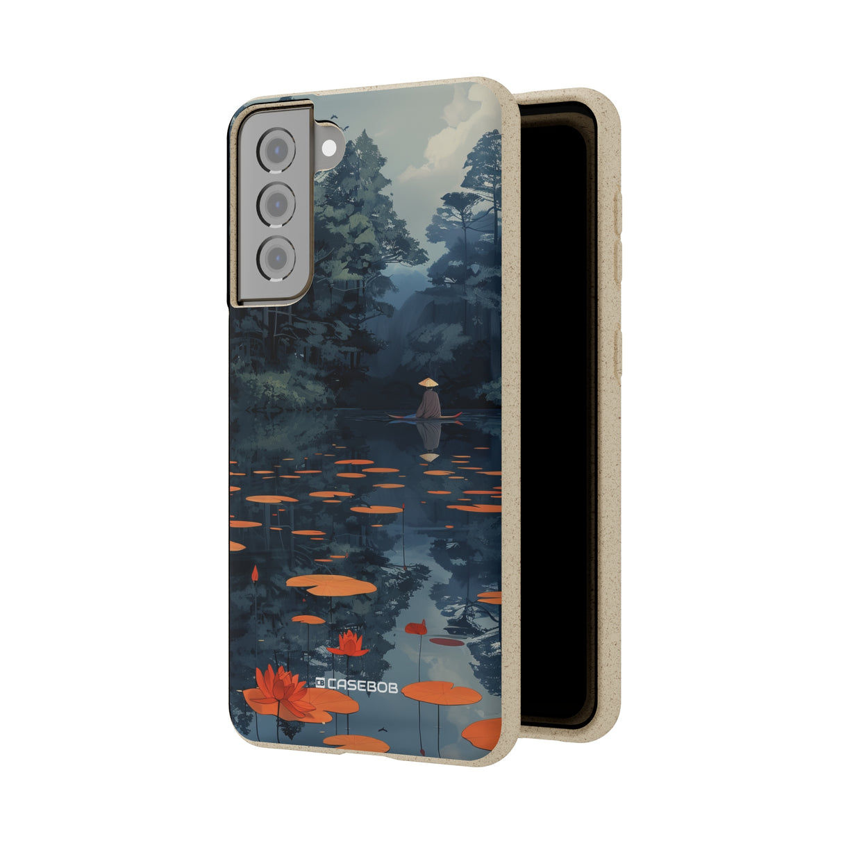 Tranquil Lotus Serenity | Biodegradable Phone Case