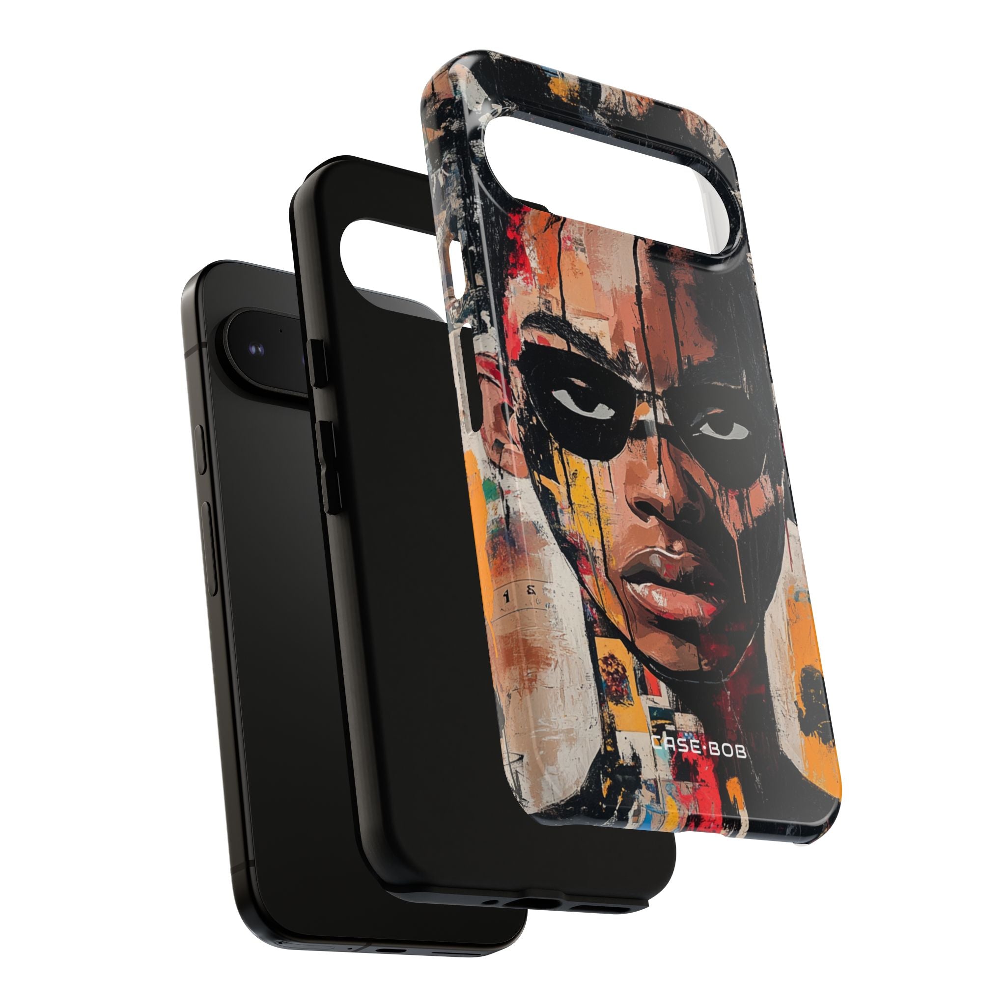 Masked Portrait Drips Google Pixel 9 Pro XL Case - Tough