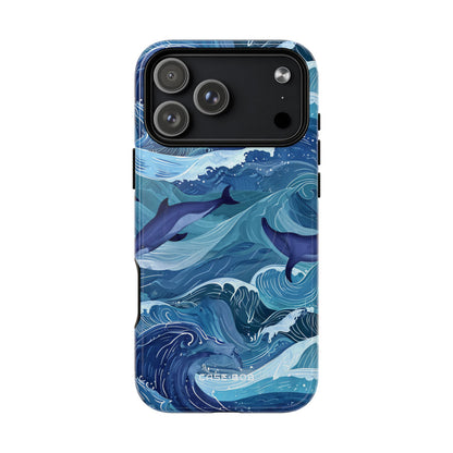 Dolphin Waves iPhone 17 Pro Max Case - Tough+