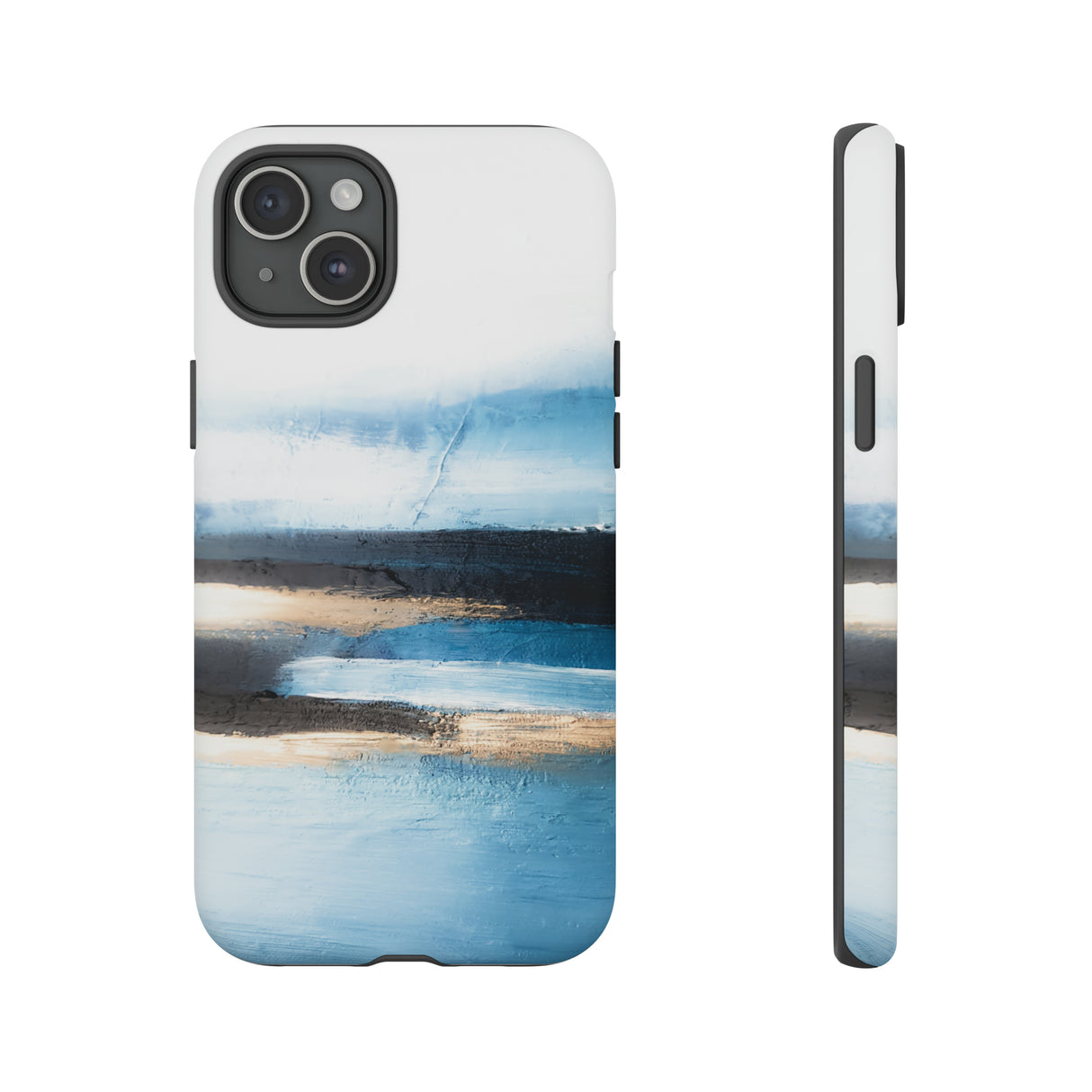 Oil Painting - Abstract Blue - Protective Phone Case