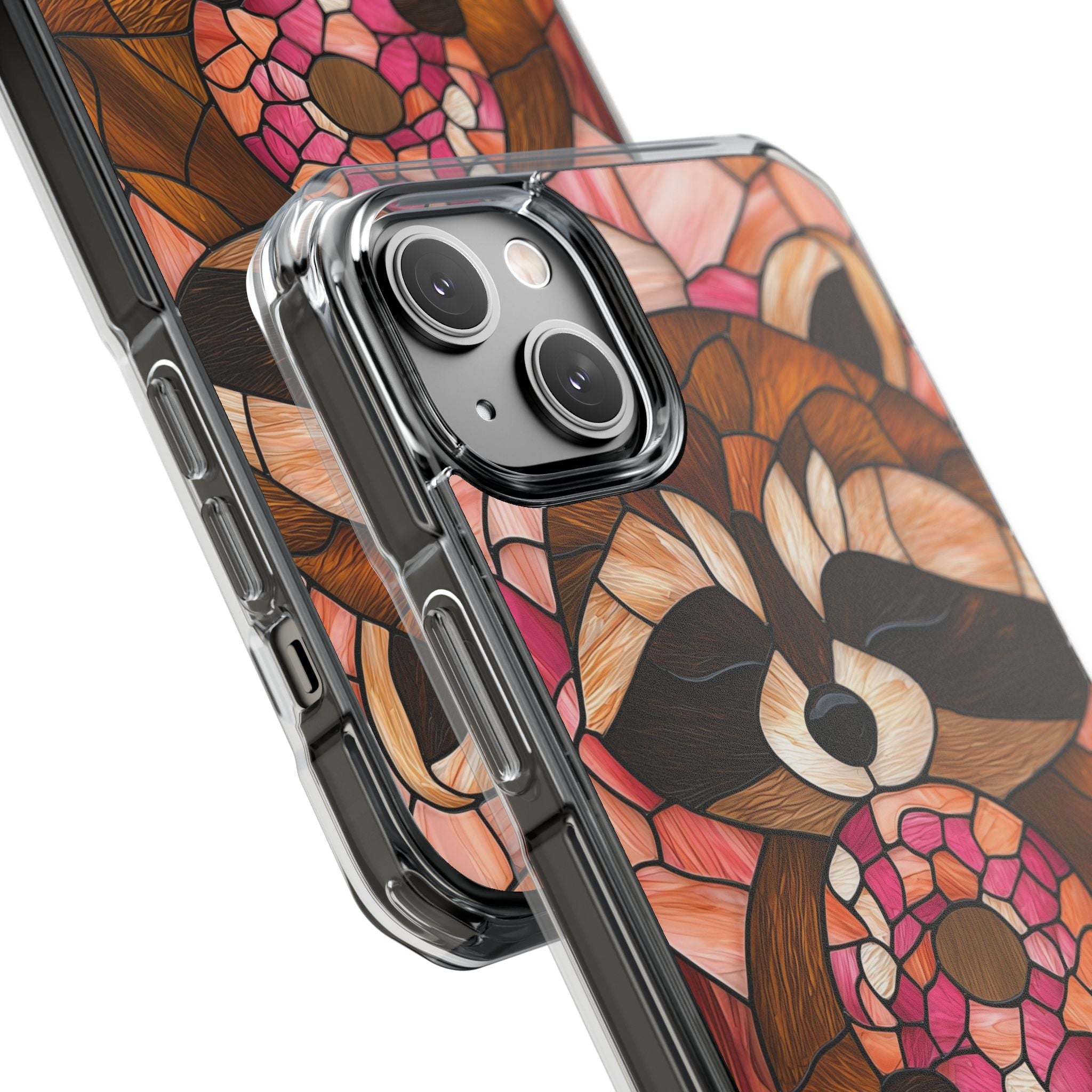 Raccoon Holds Donut iPhone Case - Impact