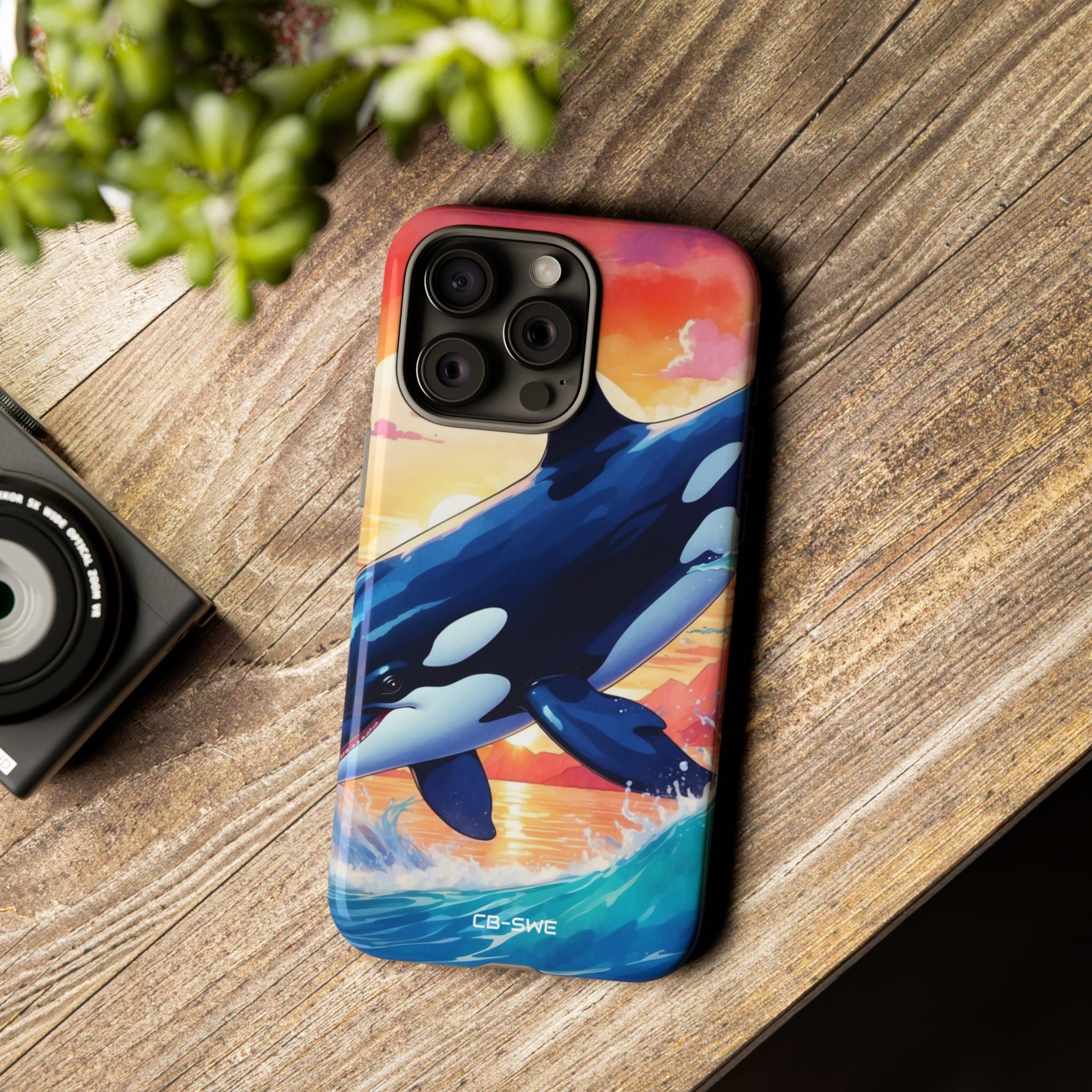Orca Leaps Joyfully - iPhone Case