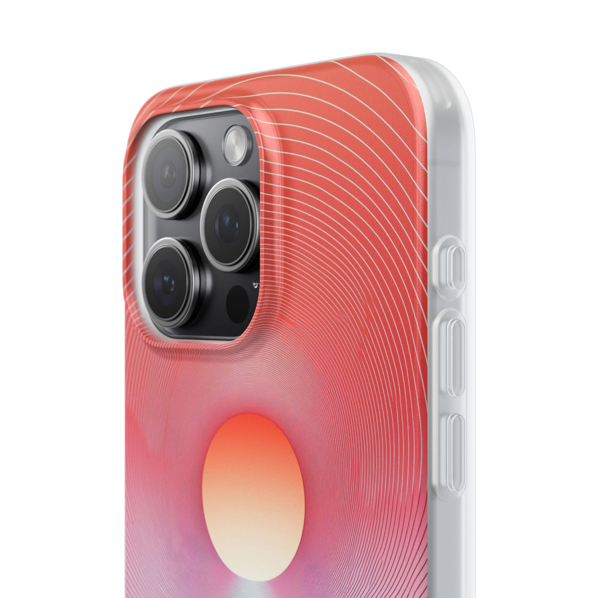 Orange Portal iPhone 15 Pro Max Case - Soft