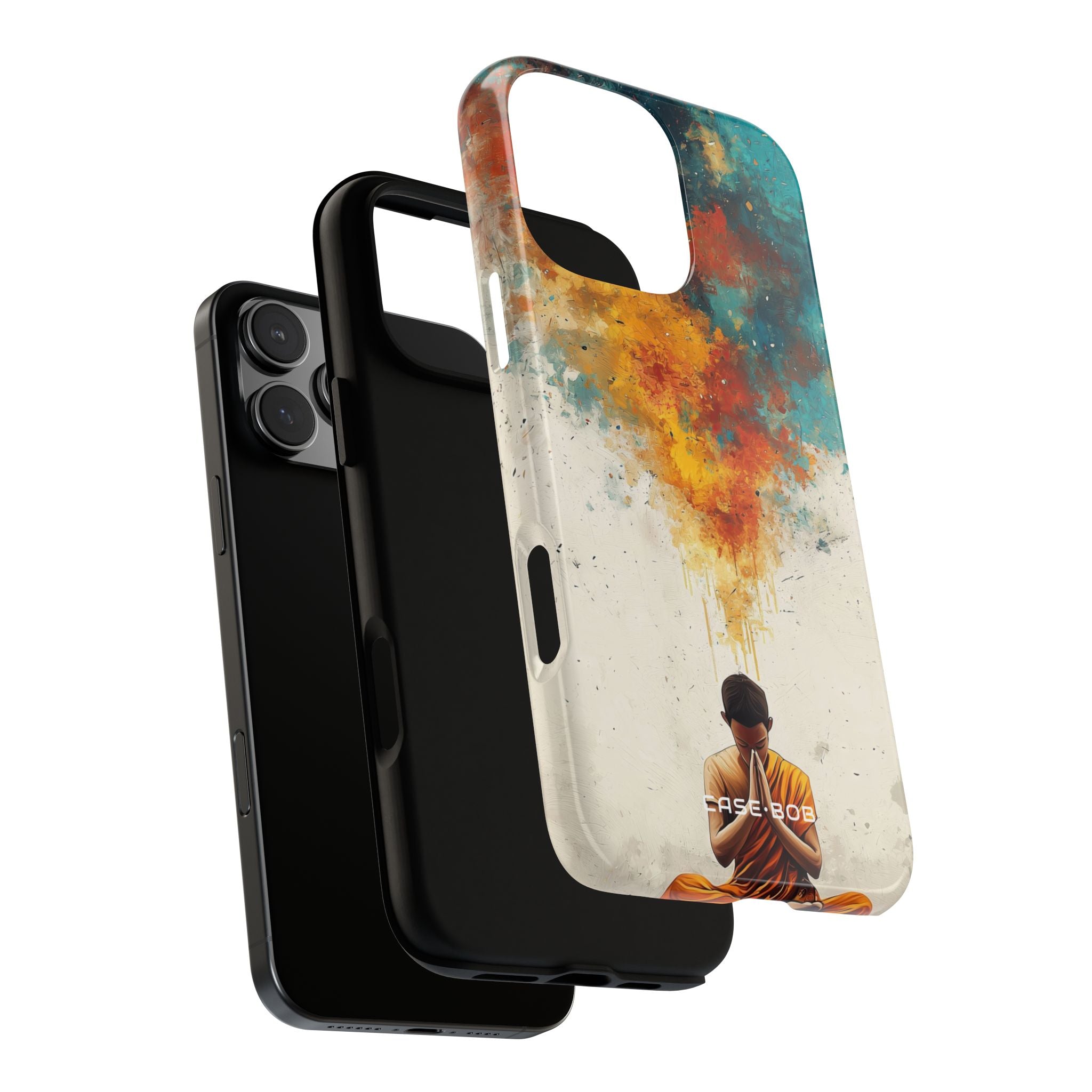 Meditative Glow iPhone 16 Pro Max Case - Tough