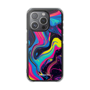 Pantone Neon Patterns | Phone Case for iPhone (Clear Impact Case - Magnetic)