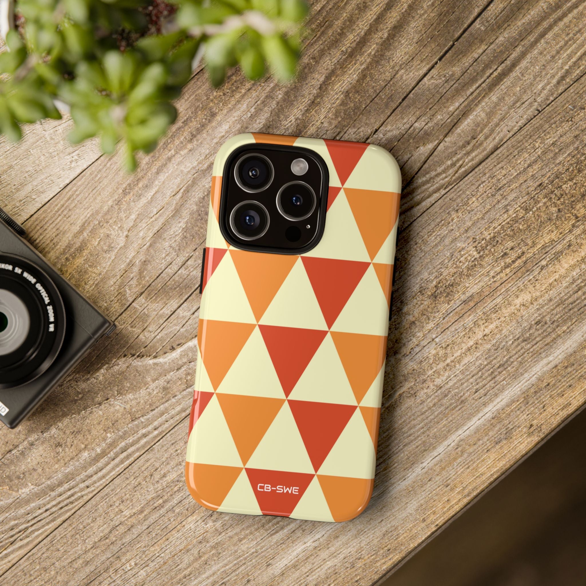 Autumn Triangles Dance - iPhone Case