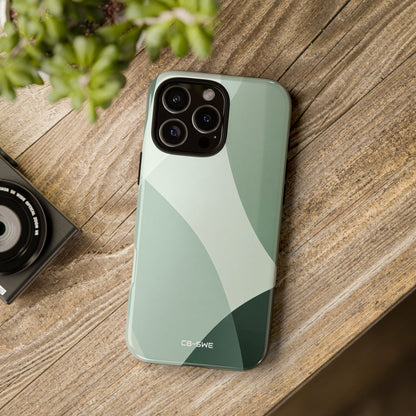 Flowing Green Harmony - iPhone Case