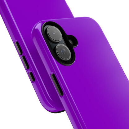 Dunkelviolettes iPhone 16 - Robuste Handyhülle